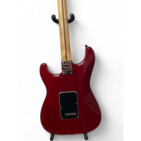 Used Fender Blacktop Stratocaster HH Candy Apple Red Solid Body Electric Guitar