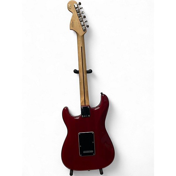 Used Fender Blacktop Stratocaster HH Candy Apple Red Solid Body Electric Guitar