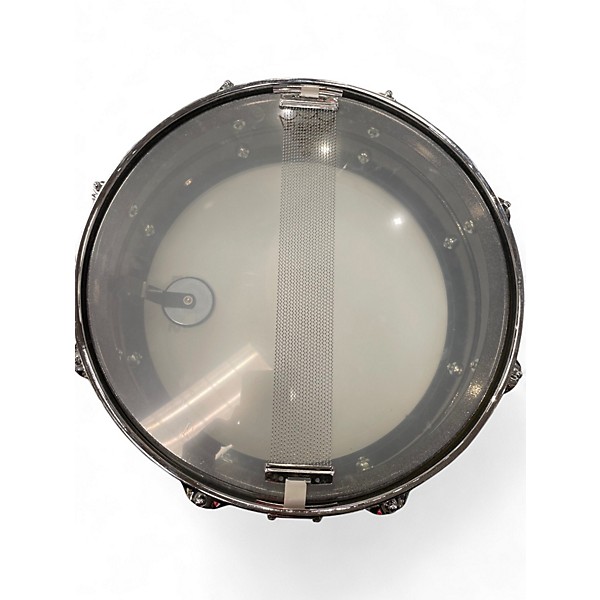 Used Ludwig 4.5X14 8 Lug Rocker Snare Black Galaxy Sparkle Drum