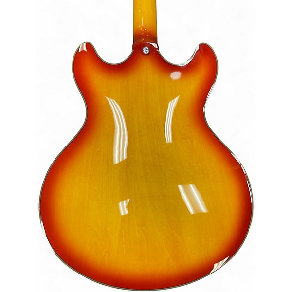 Used D'Angelico DAPCDCXTITBCS Sunburst Hollow Body Electric Guitar