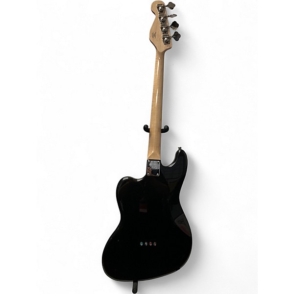 Used Squier Paranormal Rascal Bass HH Black Electric Bass Guitar