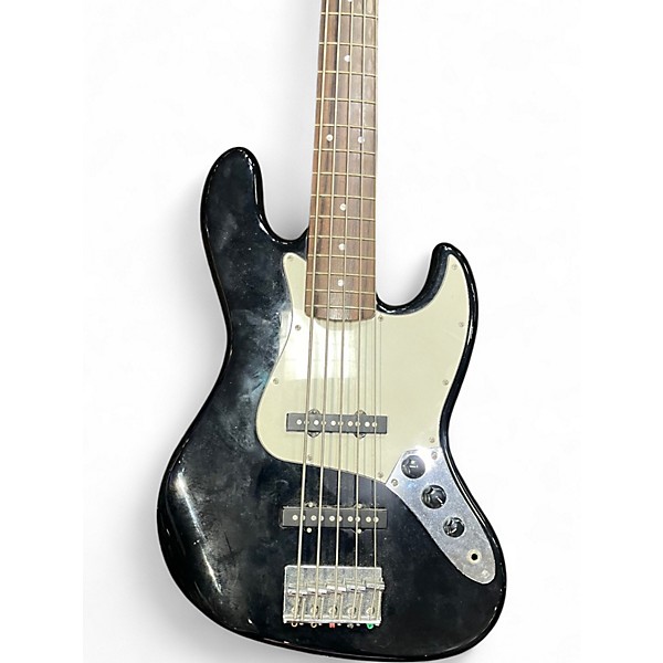 Used Squier Affinity Jazz Bass V 5 String BLACK Electric Bass Guitar
