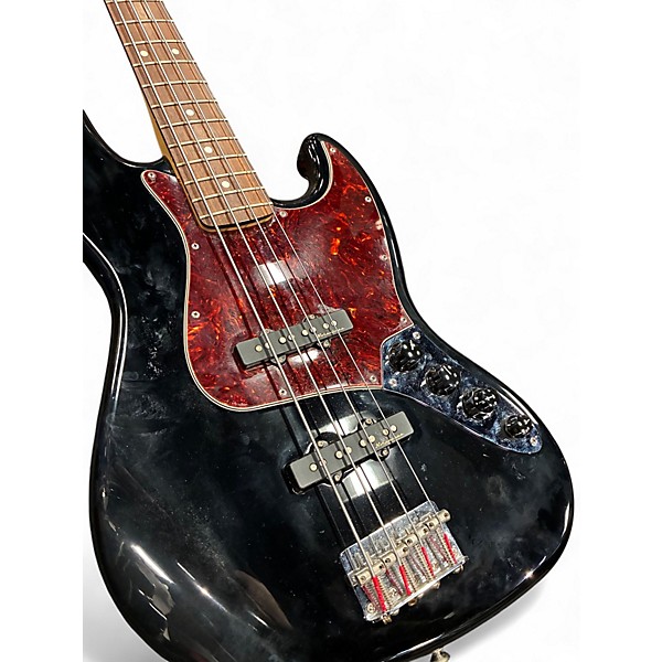 Used 2007 Fender Deluxe Active Jazz Bass Black Electric Bass Guitar