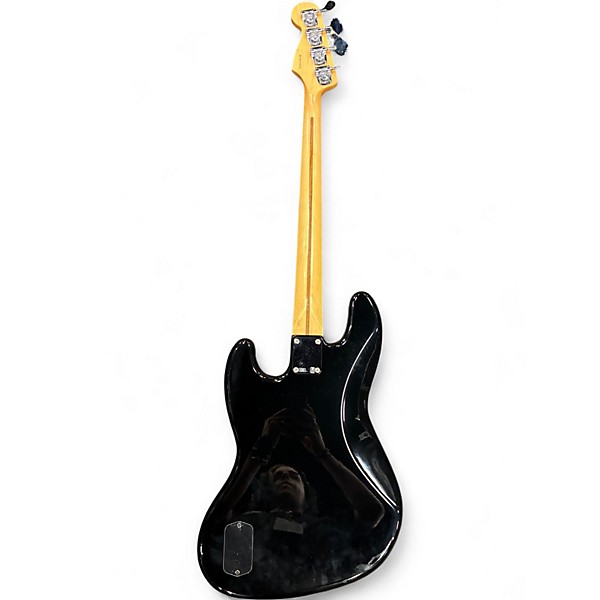 Used 2007 Fender Deluxe Active Jazz Bass Black Electric Bass Guitar