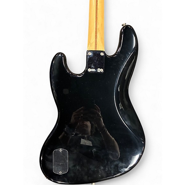 Used 2007 Fender Deluxe Active Jazz Bass Black Electric Bass Guitar