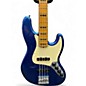 Used Fender American Ultra Jazz Bass Cobra Blue Electric Bass Guitar
