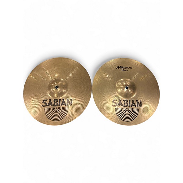 Used SABIAN 14in AARegular Hi Hat Pair Cymbal