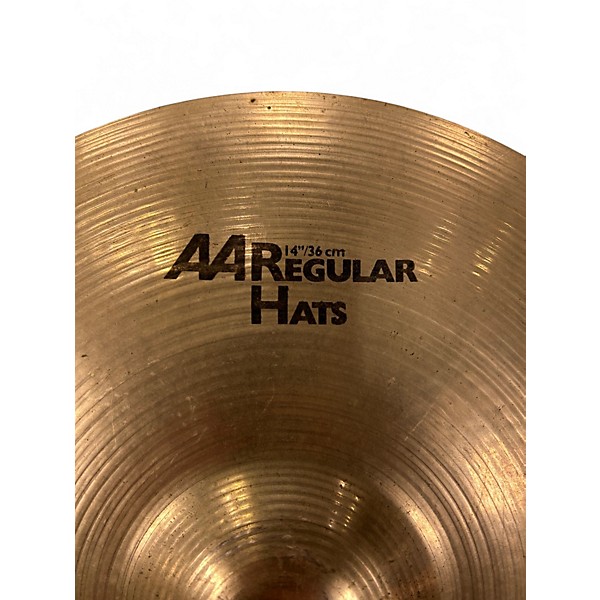 Used SABIAN 14in AARegular Hi Hat Pair Cymbal