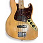 Vintage 1972 Fender Jazz Bass Refinished Natural Electric Bass Guitar thumbnail