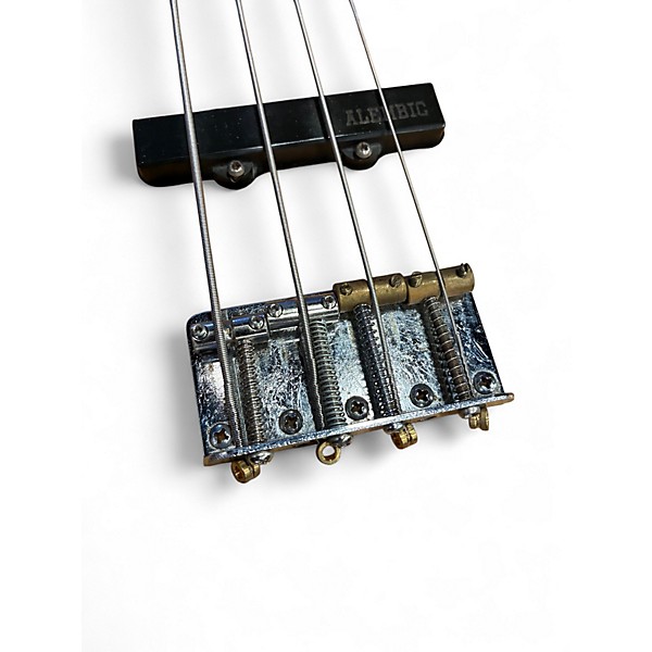 Vintage 1972 Fender Jazz Bass Refinished Natural Electric Bass Guitar