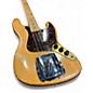 Vintage 1972 Fender Jazz Bass Refinished Natural Electric Bass Guitar