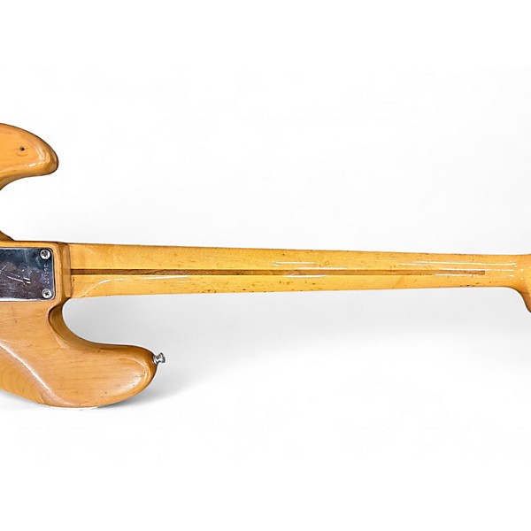 Vintage 1972 Fender Jazz Bass Refinished Natural Electric Bass Guitar