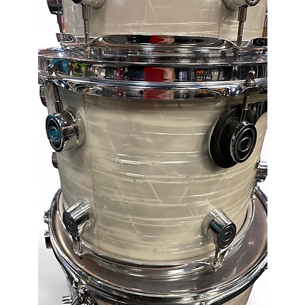 Used PDP by DW 4 Piece 4 PIECE CX SERIES Vintage White Drum Kit