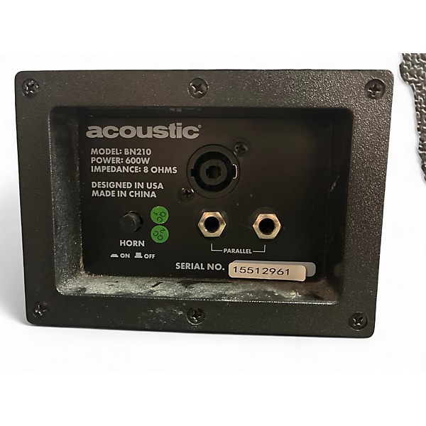 Used Acoustic BN210 Bass Cabinet