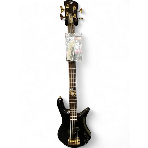 Used Spector Ian Hill Black Electric Bass Guitar