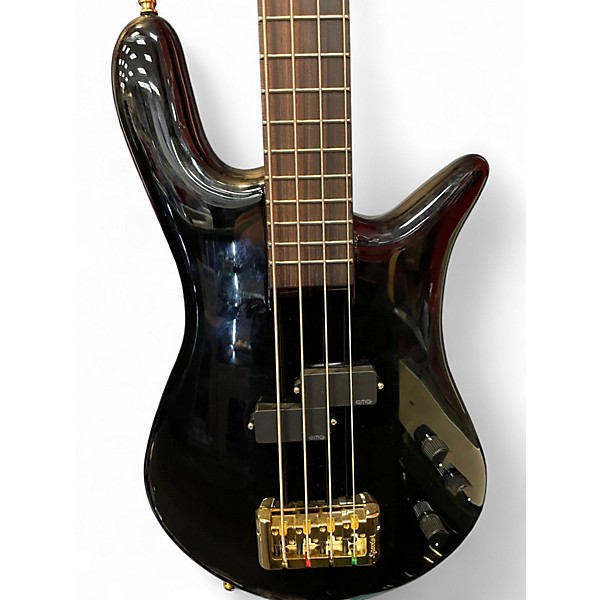 Used Spector Ian Hill Black Electric Bass Guitar