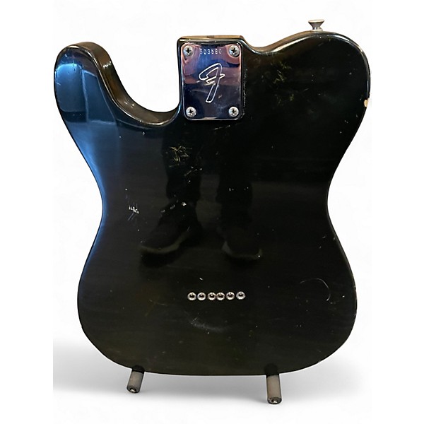 Vintage 1974 Fender 1974  FENDER TELECASTER BLACK BLACK Solid Body Electric Guitar