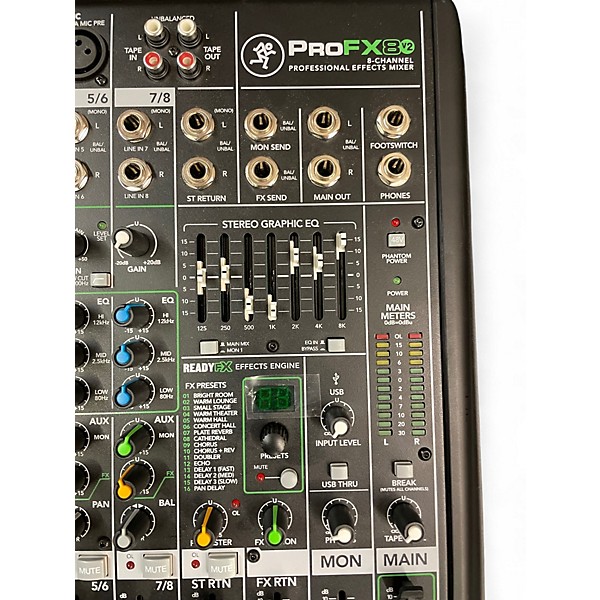 Used Mackie PROFX8 Unpowered Mixer