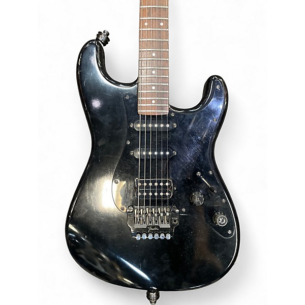 Used Fender 1985 boxer series st556 Black Solid Body Electric Guitar