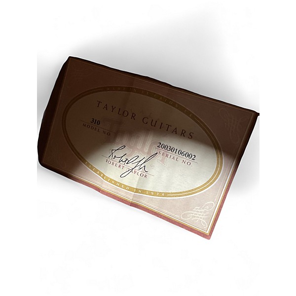 Used Taylor 310 Vintage Natural Acoustic Guitar