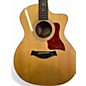 Used Taylor 214CE Natural Acoustic Electric Guitar