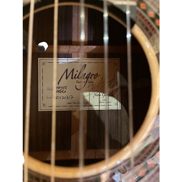 Used 2019 Neris Gonzalez Milagro Concert Series Master Negra Natural Flamenco Guitar