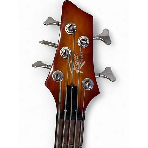 Used Rogue lx405 2 Color Sunburst Electric Bass Guitar