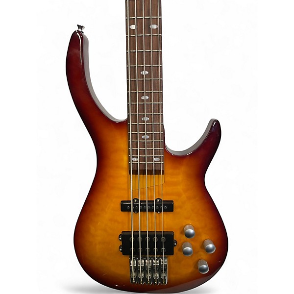 Used Rogue lx405 2 Color Sunburst Electric Bass Guitar