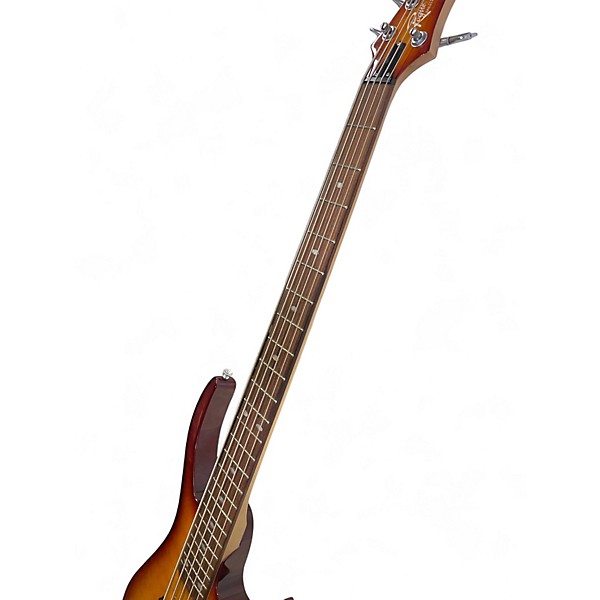 Used Rogue lx405 2 Color Sunburst Electric Bass Guitar