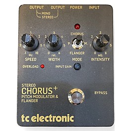 Used TC Electronic stereo chorus+ Effect Pedal