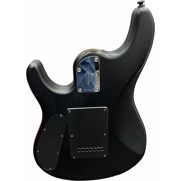 Used Sterling by Music Man JP70 John Petrucci Signature STEALTH BLACK Solid Body Electric Guitar