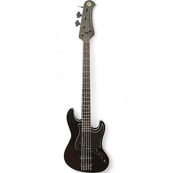 Used Jericho Alpha 5 Black Electric Bass Guitar