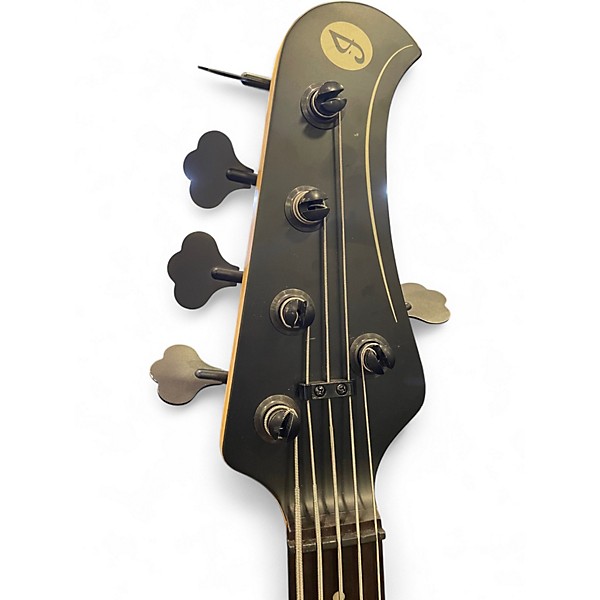 Used Jericho Alpha 5 Black Electric Bass Guitar