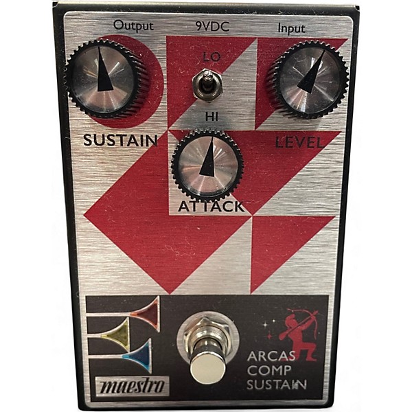 Used Maestro Arcas Compressor Sustainer Pedal