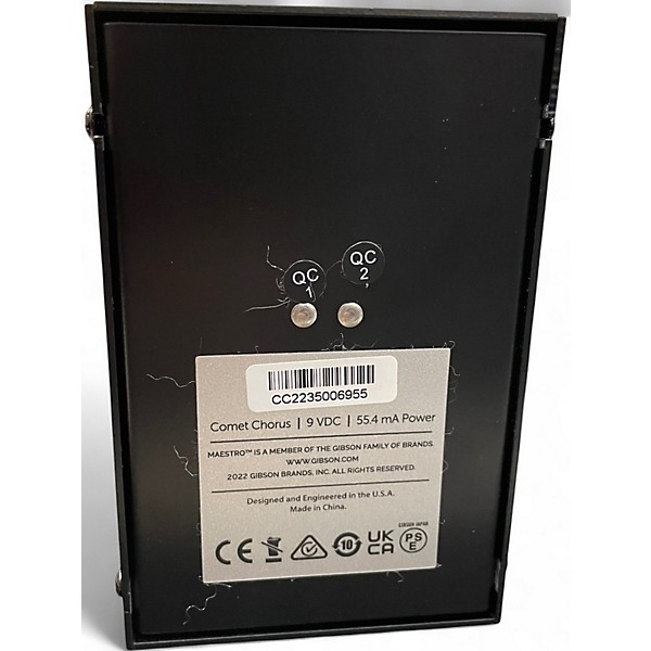 Used Maestro Comet Chorus Effect Pedal