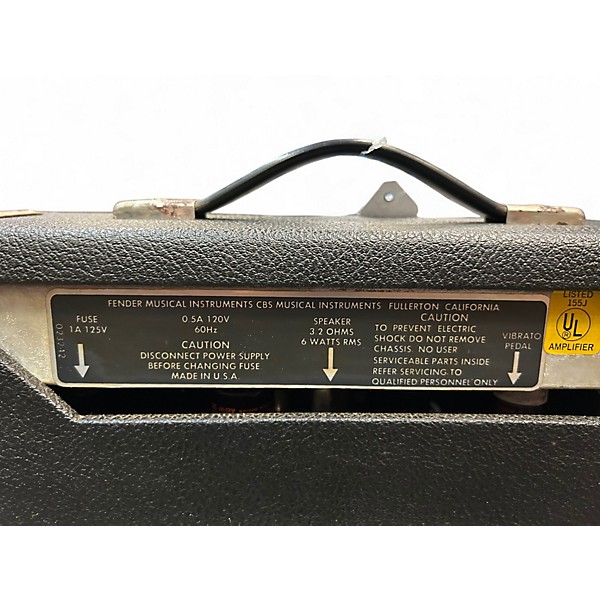 Vintage 1970s Fender vibro champ Tube Guitar Combo Amp