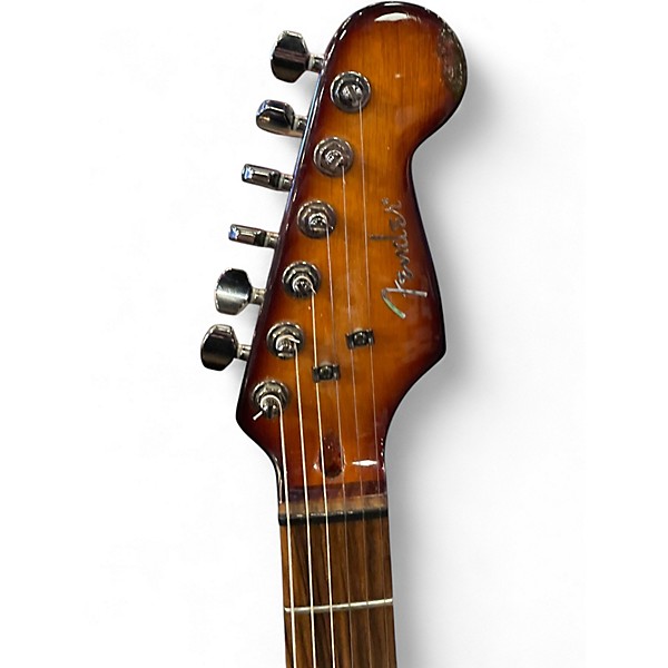 Used Fender Showmaster Tobacco Sunburst Solid Body Electric Guitar