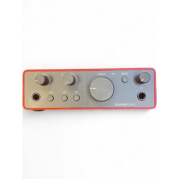 Used Focusrite SCARLETT SOLO GEN 4 Audio Interface