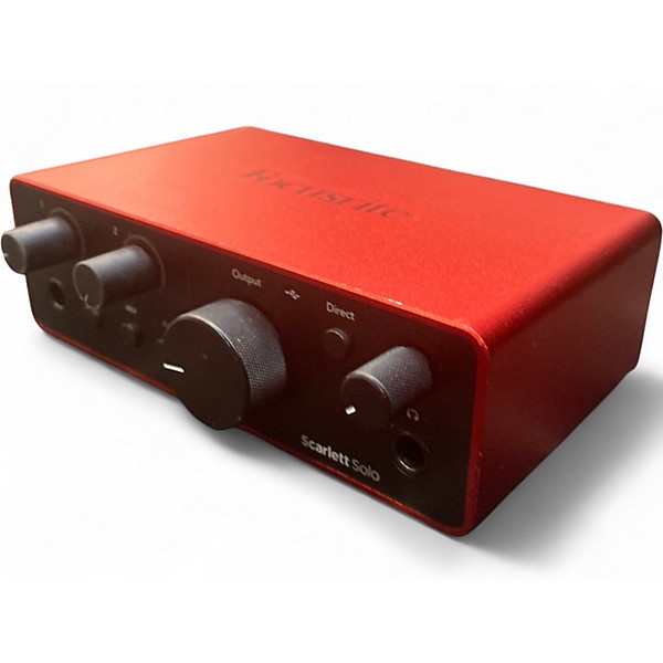 Used Focusrite SCARLETT SOLO GEN 4 Audio Interface