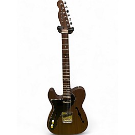 Used Fender Custom Shop LTD Rosewood Telecaster Thinline Lefty Brown Hollow Body Electric Guitar