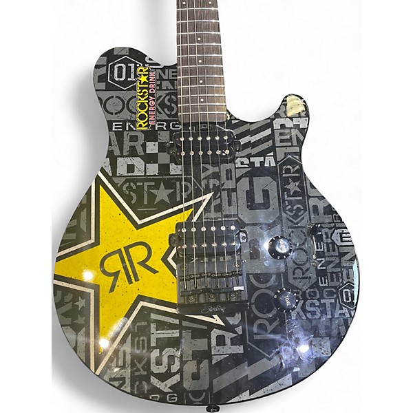 Used Sterling by Music Man AX20 Black Solid Body Electric Guitar