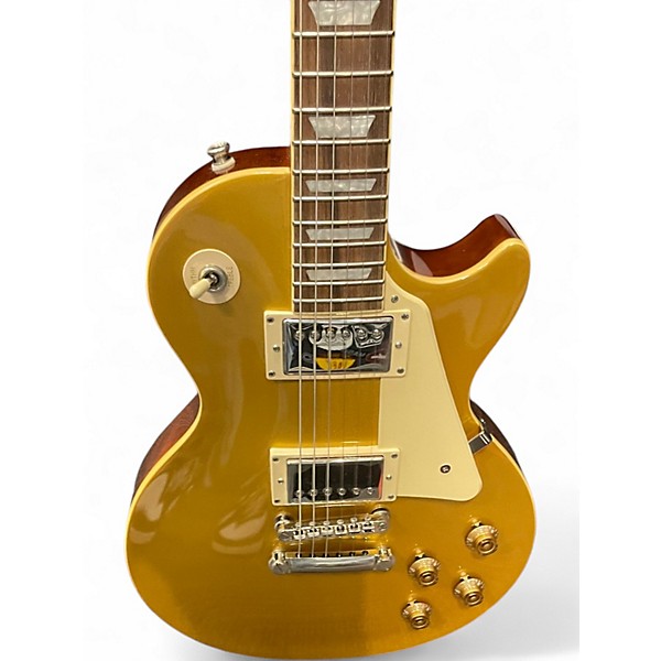 Used Epiphone Les Paul Standard Gold Top Solid Body Electric Guitar
