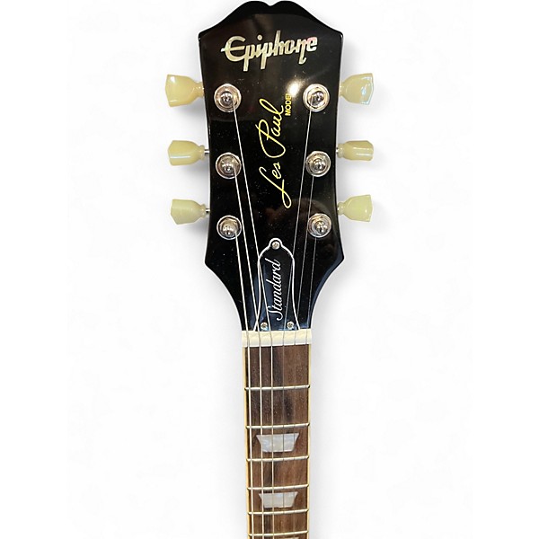 Used Epiphone Les Paul Standard Gold Top Solid Body Electric Guitar
