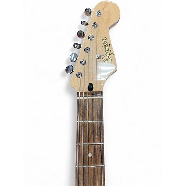 Used Squier PARANORMAL NASHVILLE STRATOCASTER Metallic Gold Solid Body Electric Guitar