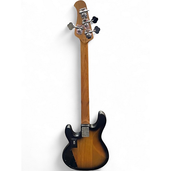 Used Sterling by Music Man Ray34 HH SPALTED MAPLE BURST Electric Bass Guitar