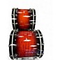 Used TAMA 5 Piece Starclassic Bubinga Double Bass Red Mahogany Burst Drum Kit