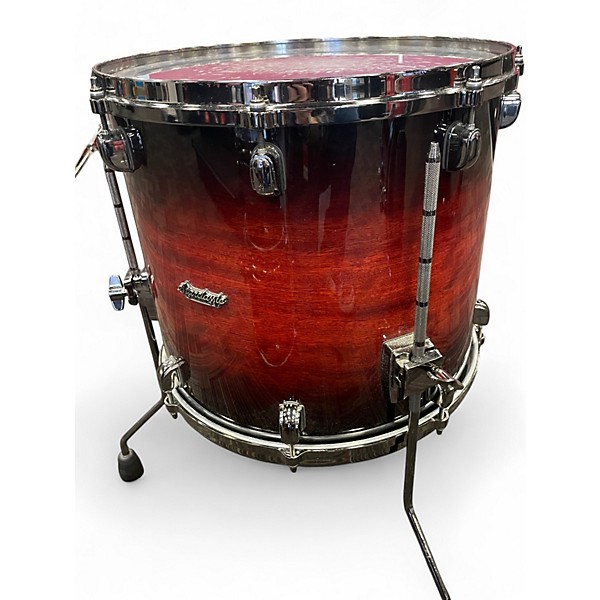 Used TAMA 5 Piece Starclassic Bubinga Double Bass Red Mahogany Burst Drum Kit