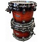 Used TAMA 5 Piece Starclassic Bubinga Double Bass Red Mahogany Burst Drum Kit