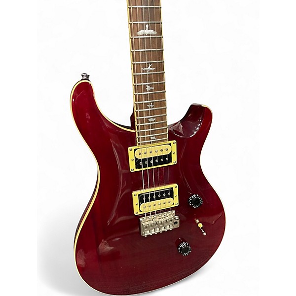 Used PRS SE Standard 24 Cherry Solid Body Electric Guitar