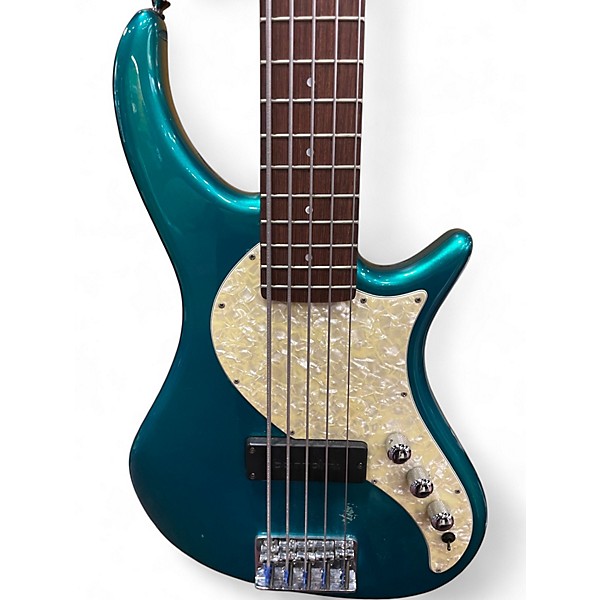 Used Pedulla Rapture RB5 5 String Green Electric Bass Guitar